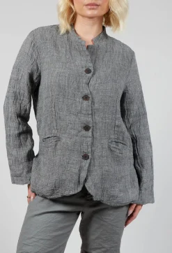 Relaxed Jacket in Salt and Pepper