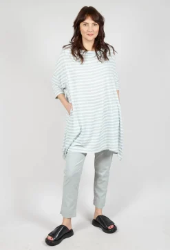 Relaxed Jersey Dress in Grey Print