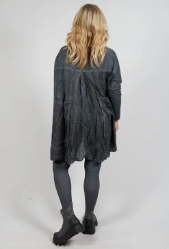 Relaxed Jersey Top in Slate Cloud