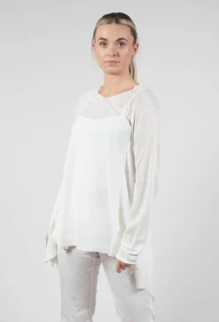 Relaxed Jumper in Starwhite
