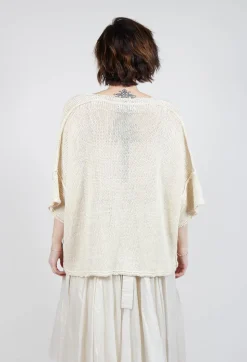Relaxed Knitted Top in Galaxy