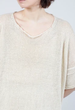 Relaxed Knitted Top in Galaxy
