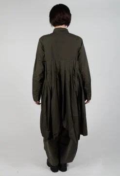 Relaxed Shirt Dress in Jungle Print