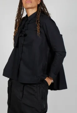 Relaxed Shirt in Black Print