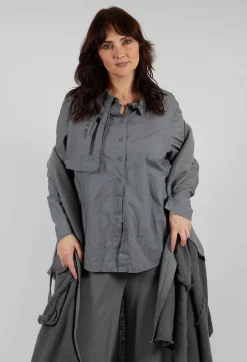 Relaxed Shirt in Rock Print