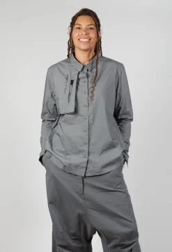 Relaxed Shirt in Rock Print