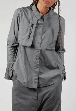 Relaxed Shirt in Rock Print
