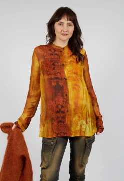 Renaissance Shirt in Stained Orange