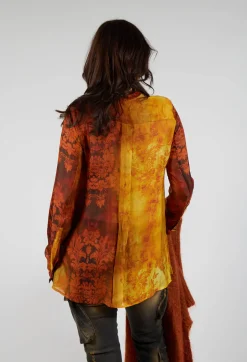 Renaissance Shirt in Stained Orange