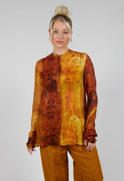 Renaissance Shirt in Stained Orange