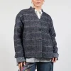 Reversible Niaga Jacket in Night Orange check