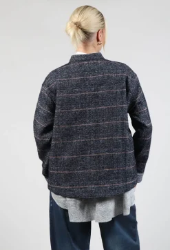 Reversible Niaga Jacket in Night Orange check