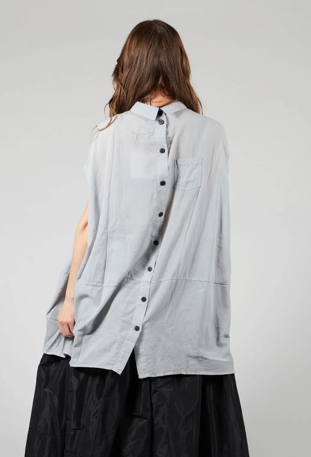 Reversible Shirt in Light Grey