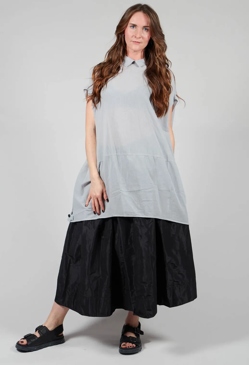 Reversible Shirt in Light Grey