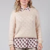 Ribbed Jumper in Alabaster