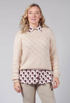 Ribbed Jumper in Alabaster