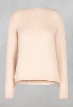 Ribbed Jumper in Alabaster