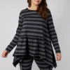 Ribbon Shirt in Stripe