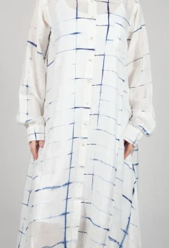 Roberta Chemisier in Blue and Cream