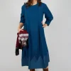 Roma Dress in Navy