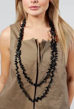 Roma Necklace in Black