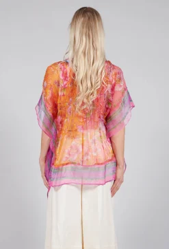 Romance Blouse in Orange