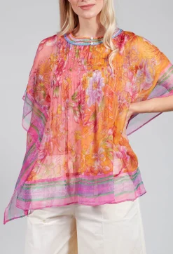Romance Blouse in Orange
