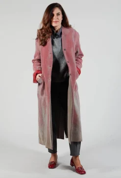 Romantic Long Sleeved Shirt in Metallic Grey