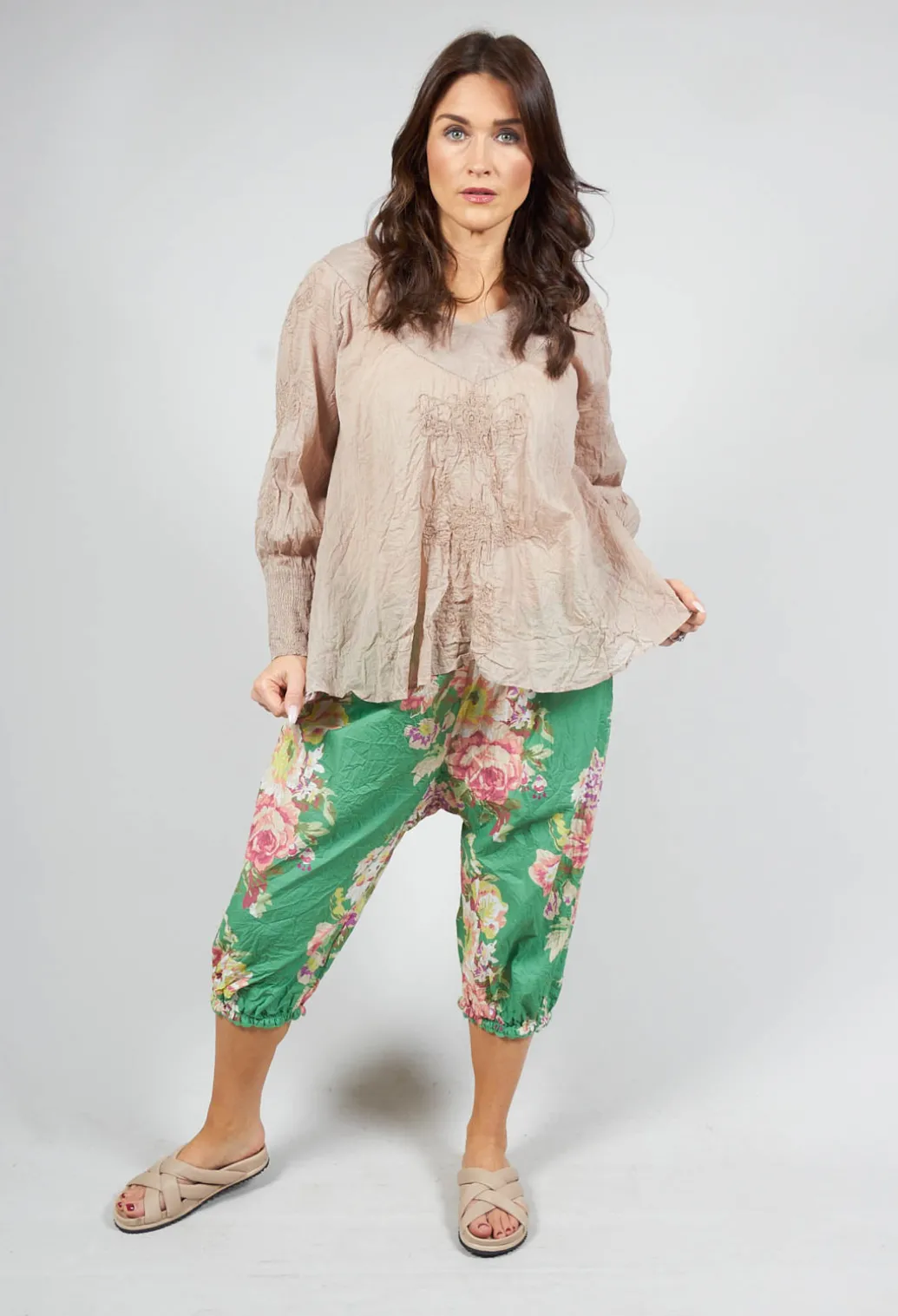Romari Blouse in Pearl Grey