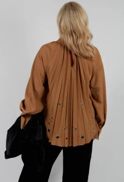 Romolo Blouse in Camel