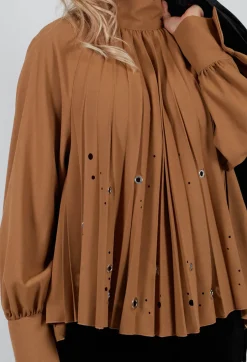 Romolo Blouse in Camel