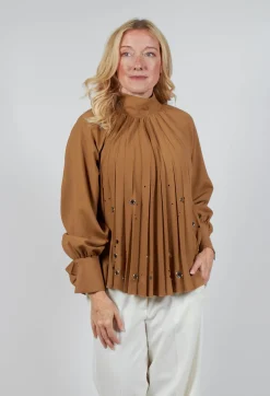 Romolo Blouse in Camel