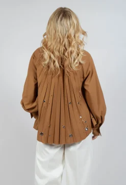 Romolo Blouse in Camel