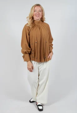 Romolo Blouse in Camel