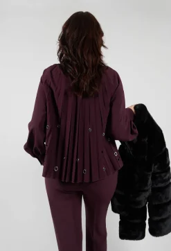 Romolo Blouse in Purple
