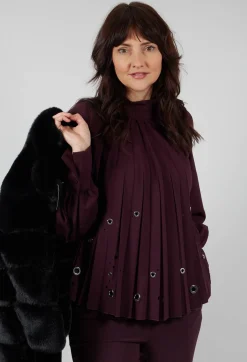 Romolo Blouse in Purple