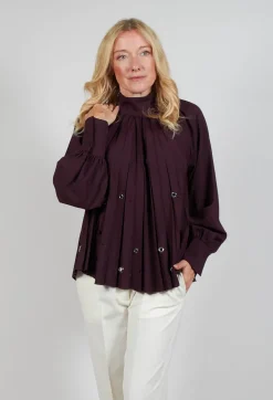 Romolo Blouse in Purple