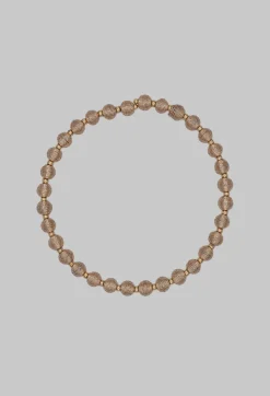 Rose Gold Springwire Woven Necklace