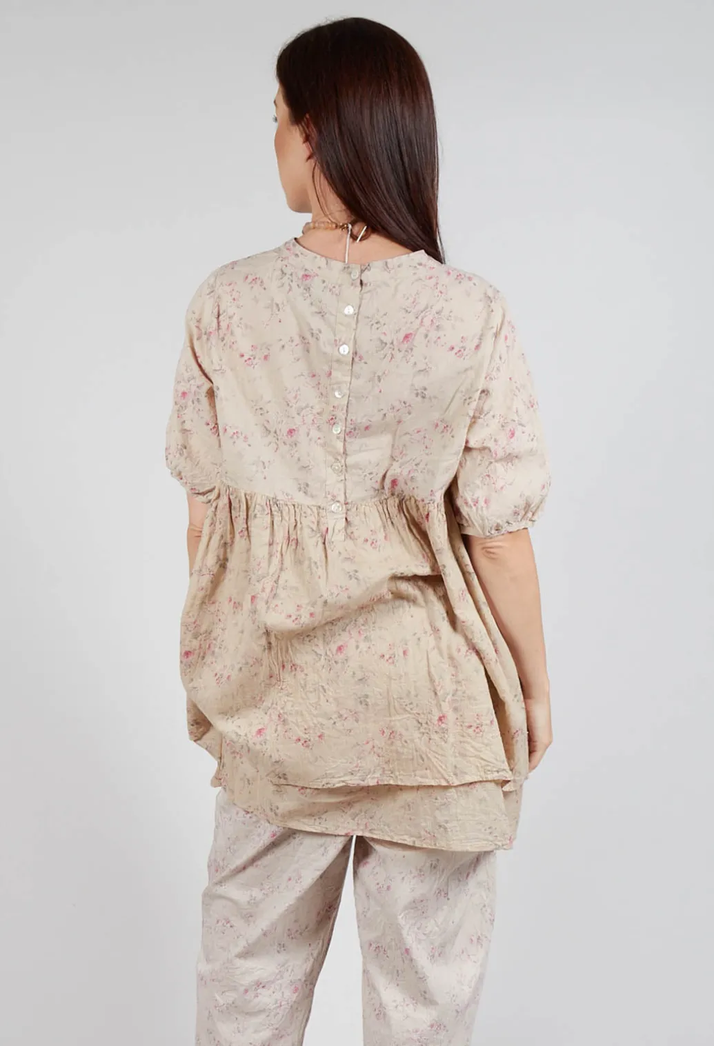 Roselle Top in Liberty Beige Print