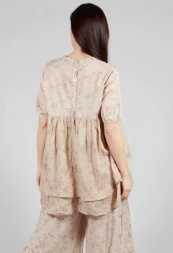 Roselle Top in Liberty Beige Print