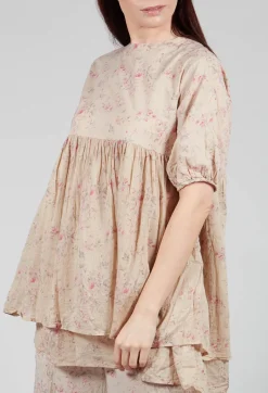 Roselle Top in Liberty Beige Print