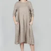 Rothko Ls Dress In Ambra