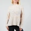 Round Neck Flared Jumper in Multicolour