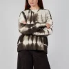 Round Neck Jumper in Dark Brown