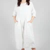 Round Neck Jumpsuit TC in Milk