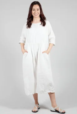 Round Neck Jumpsuit TC in Milk