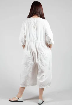 Round Neck Jumpsuit TC in Milk