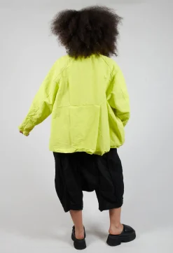 Round Neck Long Sleeved T Shirt with Bell Sleeves in Spring