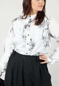 Round Neckline Shirt In The Hunter