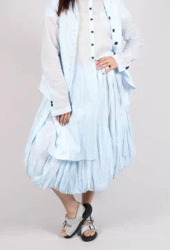 Ruched Balloon Skirt in Enzian 10% Stiff